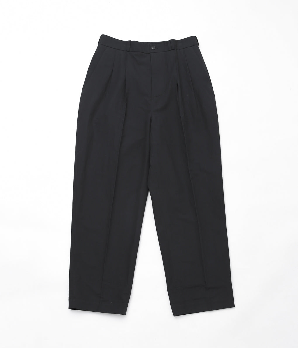 JOSEPH WALIA TAILORING COMPANY ''TROUSERS - COTTON / WASHI PAPER'' (BLACK)