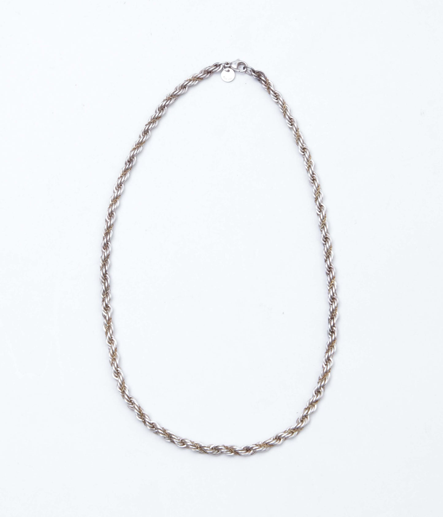 【VINTAGE JEWELRY】TIFFANY ''TWIST NECKLACE '' (SILVER)