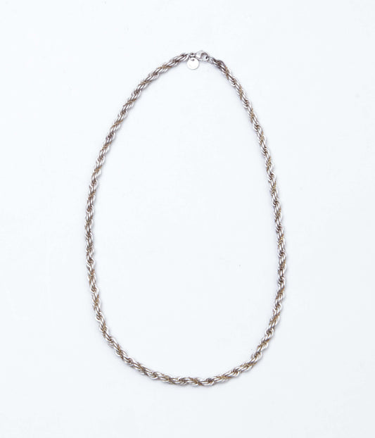 【VINTAGE JEWELRY】TIFFANY ''TWIST NECKLACE '' (SILVER)