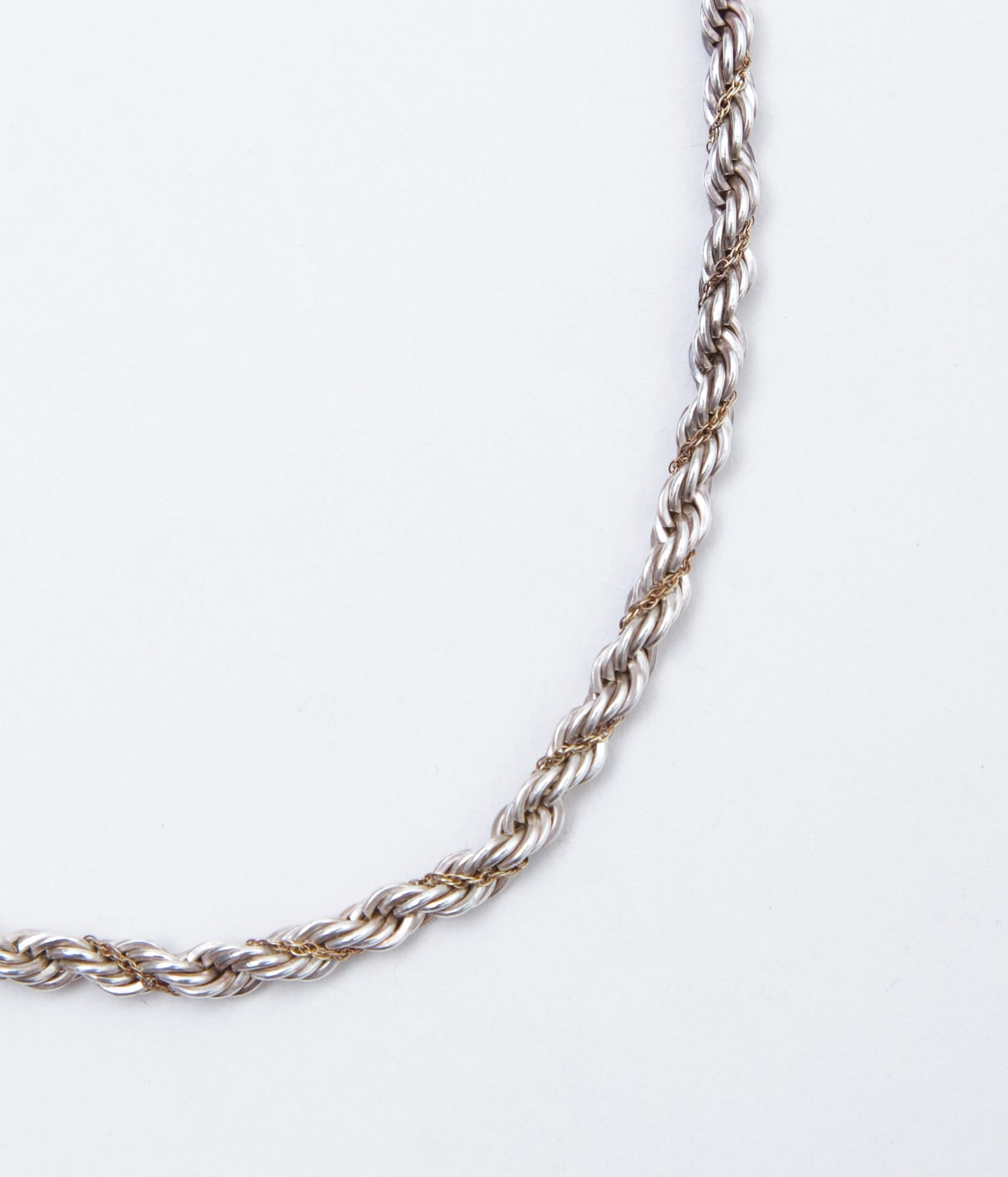 【VINTAGE JEWELRY】TIFFANY ''TWIST NECKLACE '' (SILVER)