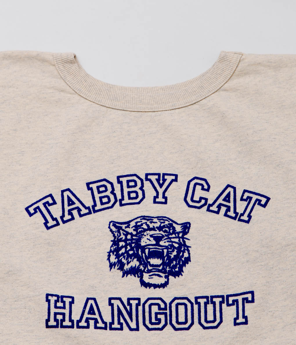 MXITA ''TABBY CAT HANGOUT CREW SWEAT'' (OATMEL)