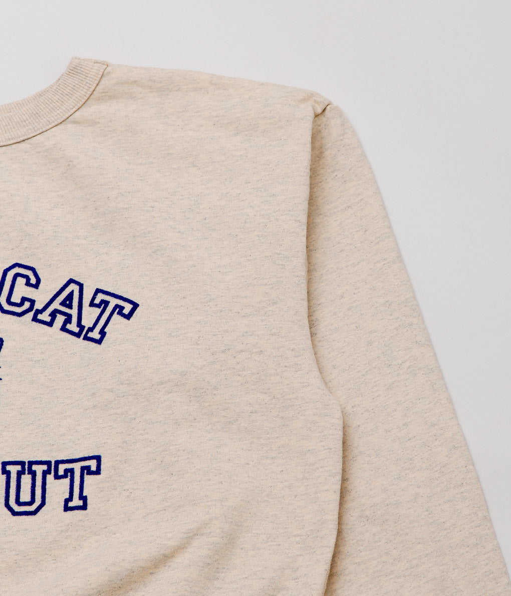 MXITA ''TABBY CAT HANGOUT CREW SWEAT'' (OATMEL)