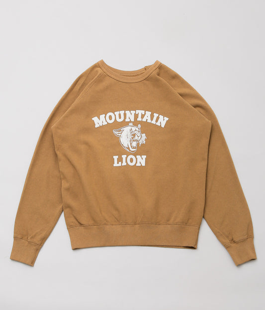 MIXTA ''MOUNTAIN LION CREW NECK SWEAT'' (CAMEL)