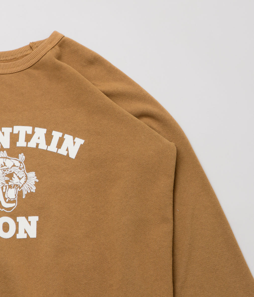 MIXTA ''MOUNTAIN LION CREW NECK SWEAT'' (CAMEL)