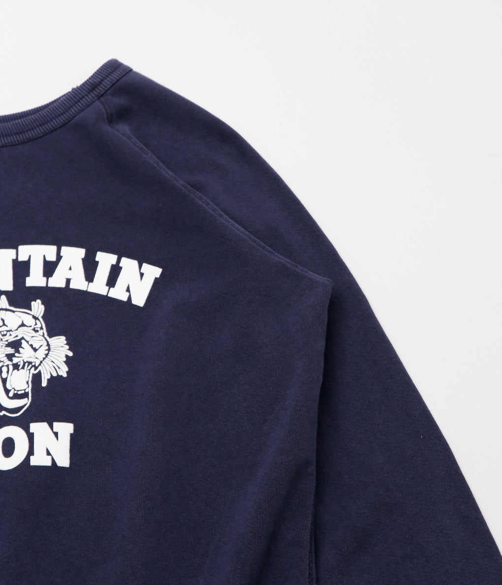 MITXA ''MOUNTAIN LION CREW NECK SWEAT'' (NAVY)