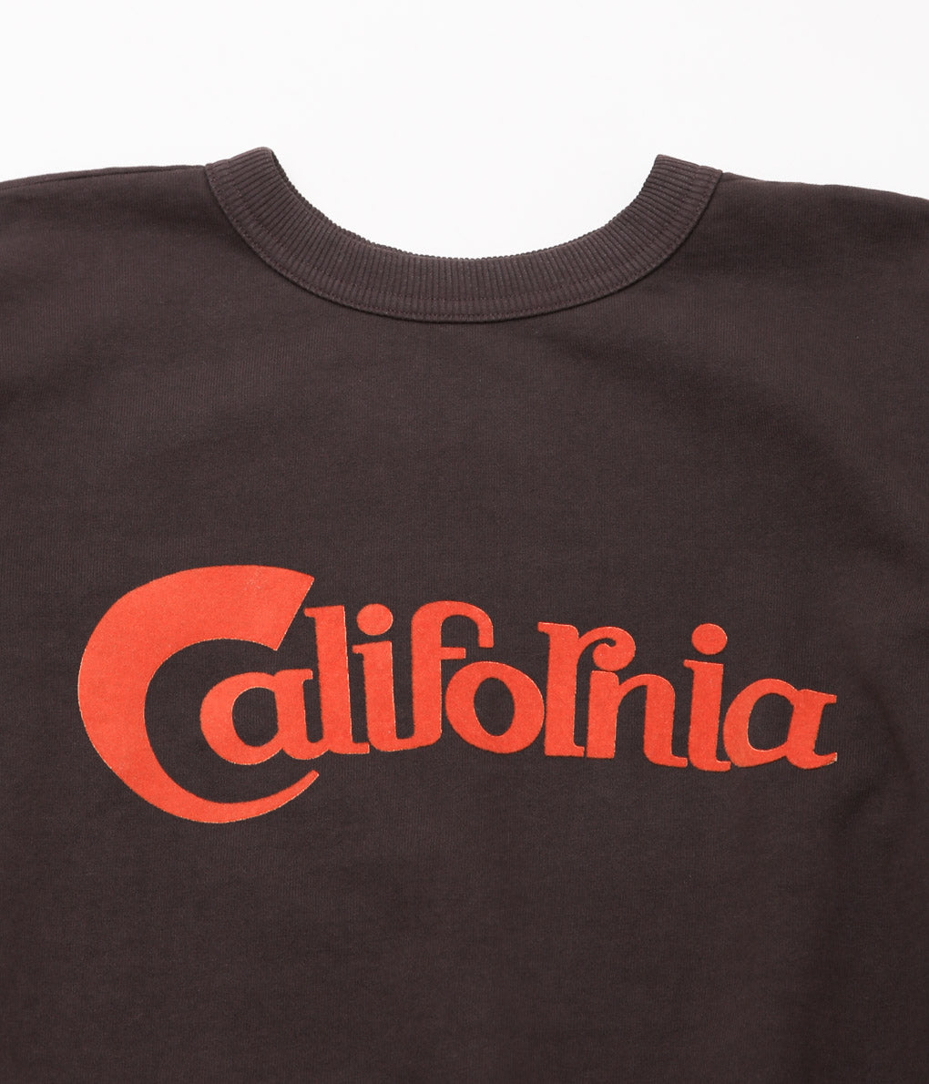 MIXTA ''CALIFORNIA CREW SWEAT'' (BROWN)