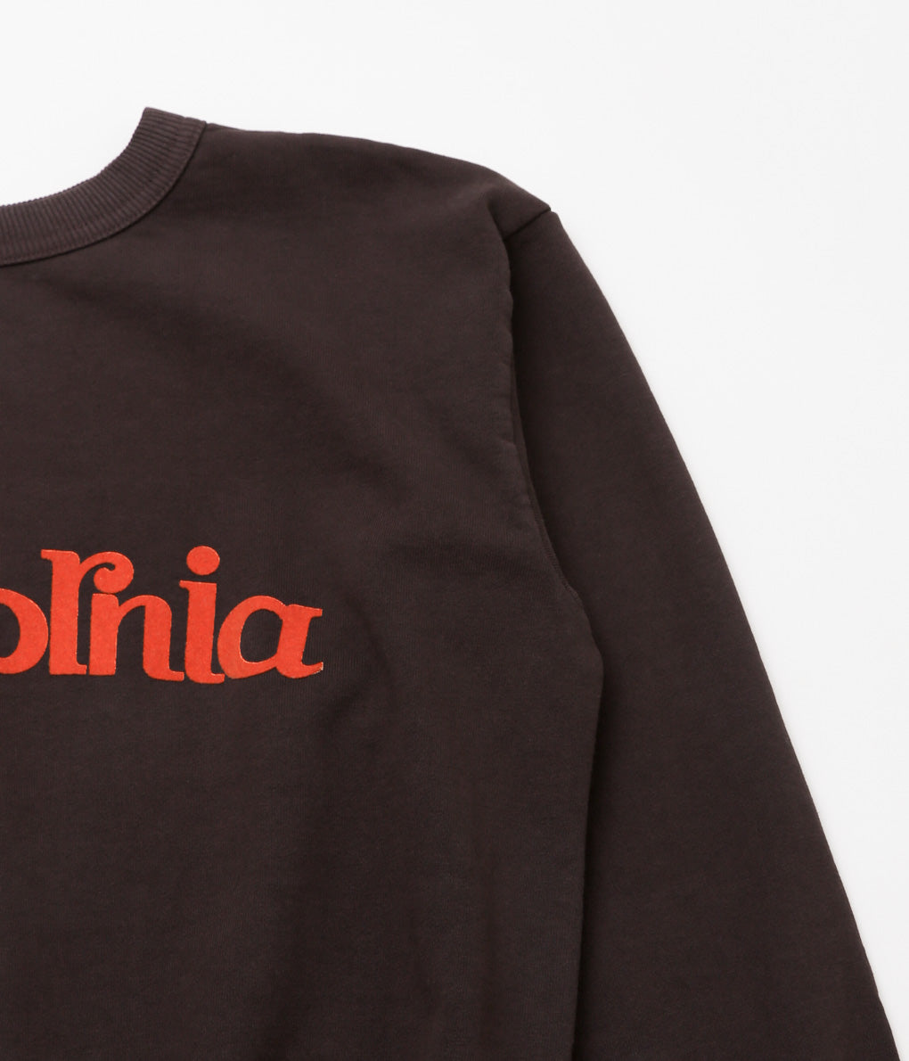 MIXTA ''CALIFORNIA CREW SWEAT'' (BROWN)