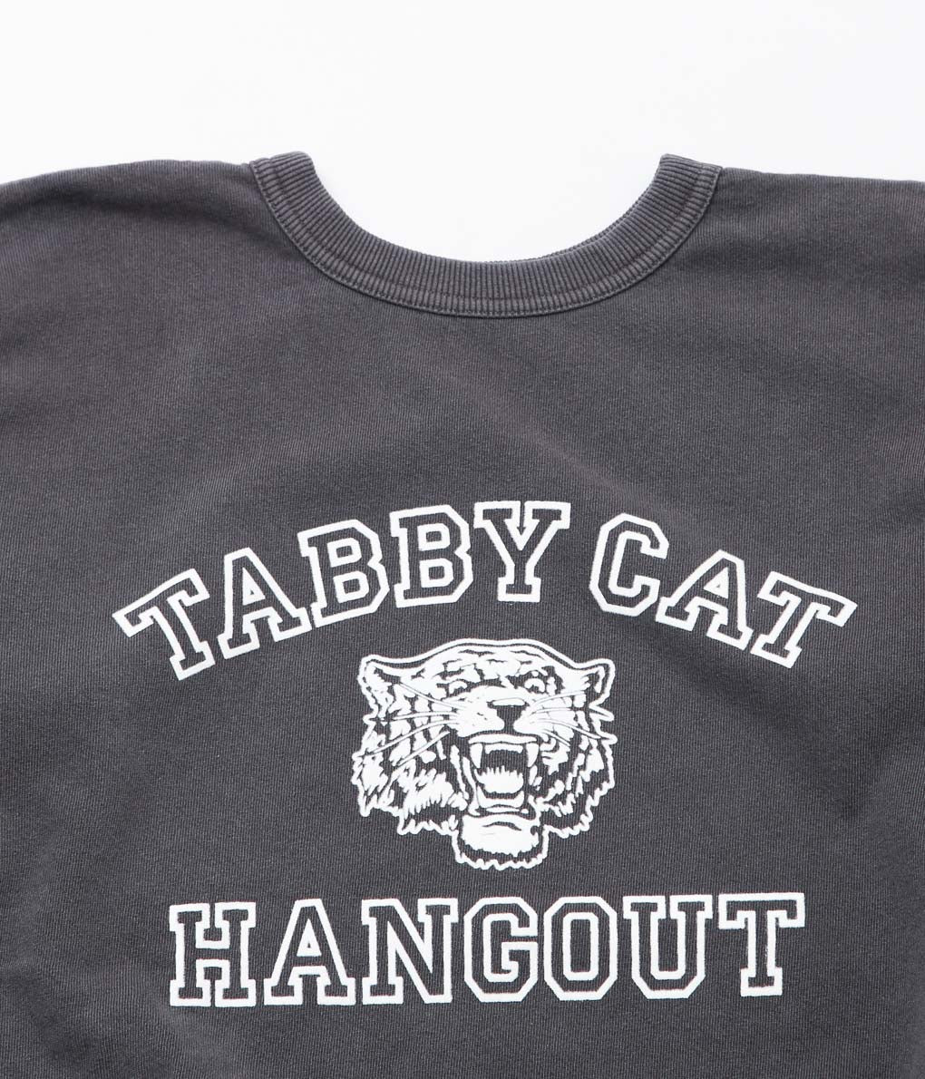 MIXTA ''TABBY CAT HANGOUT CREW SWEAT'' (VINTAGE BLACK)