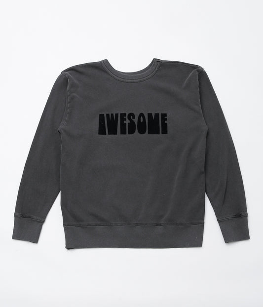 MIXTA ''AWESOME CREW NECK SWEAT'' (VINTAGE BLACK)