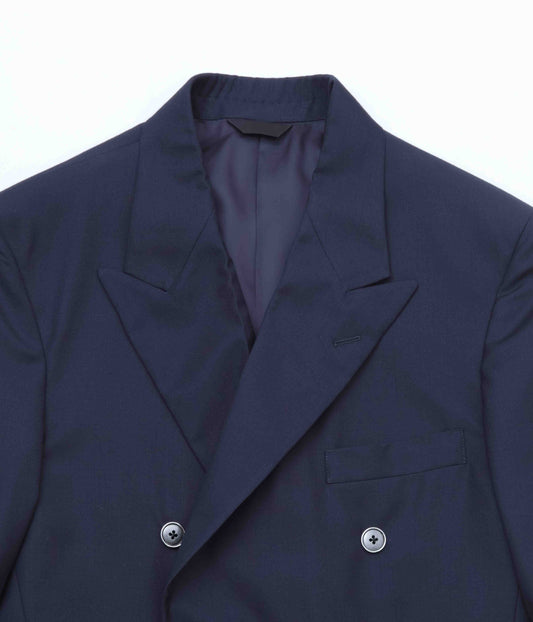 INDIVIDUALIZED CLOTHING ''THE DOUBLE BREASTED BLAZER'' (NAVY)