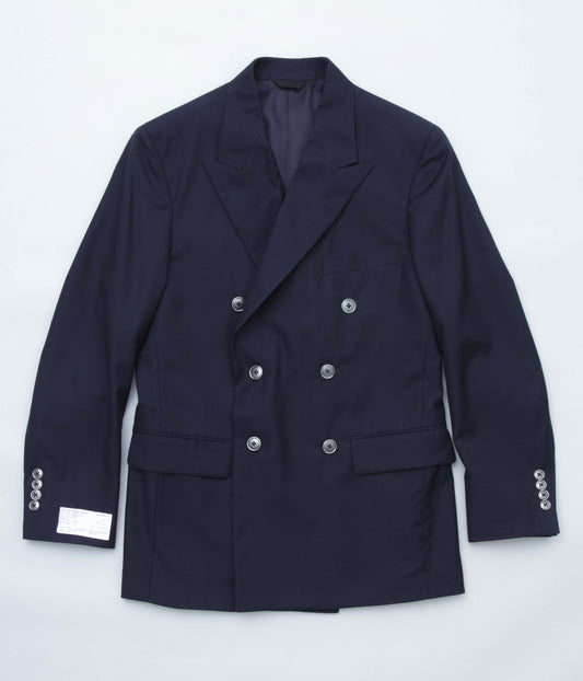 INDIVIDUALIZED CLOTHING ''THE DOUBLE BREASTED BLAZER'' (NAVY)