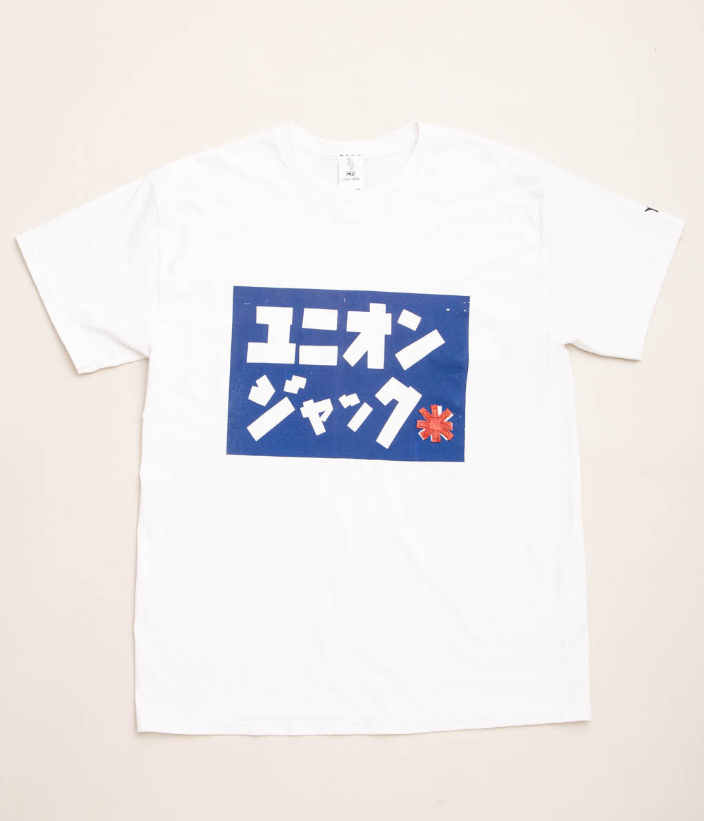 SHINYA NOMOTO"UNION JACK TEE"(WHITE×BLUE)