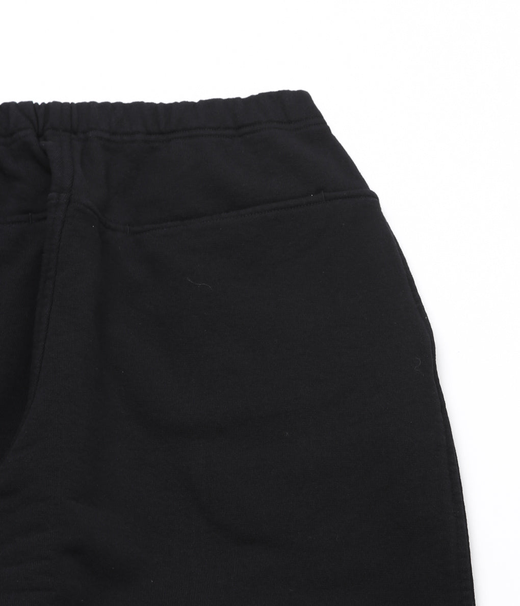 COMOLI ''コットン裏毛 パンツ'' (BLACK)