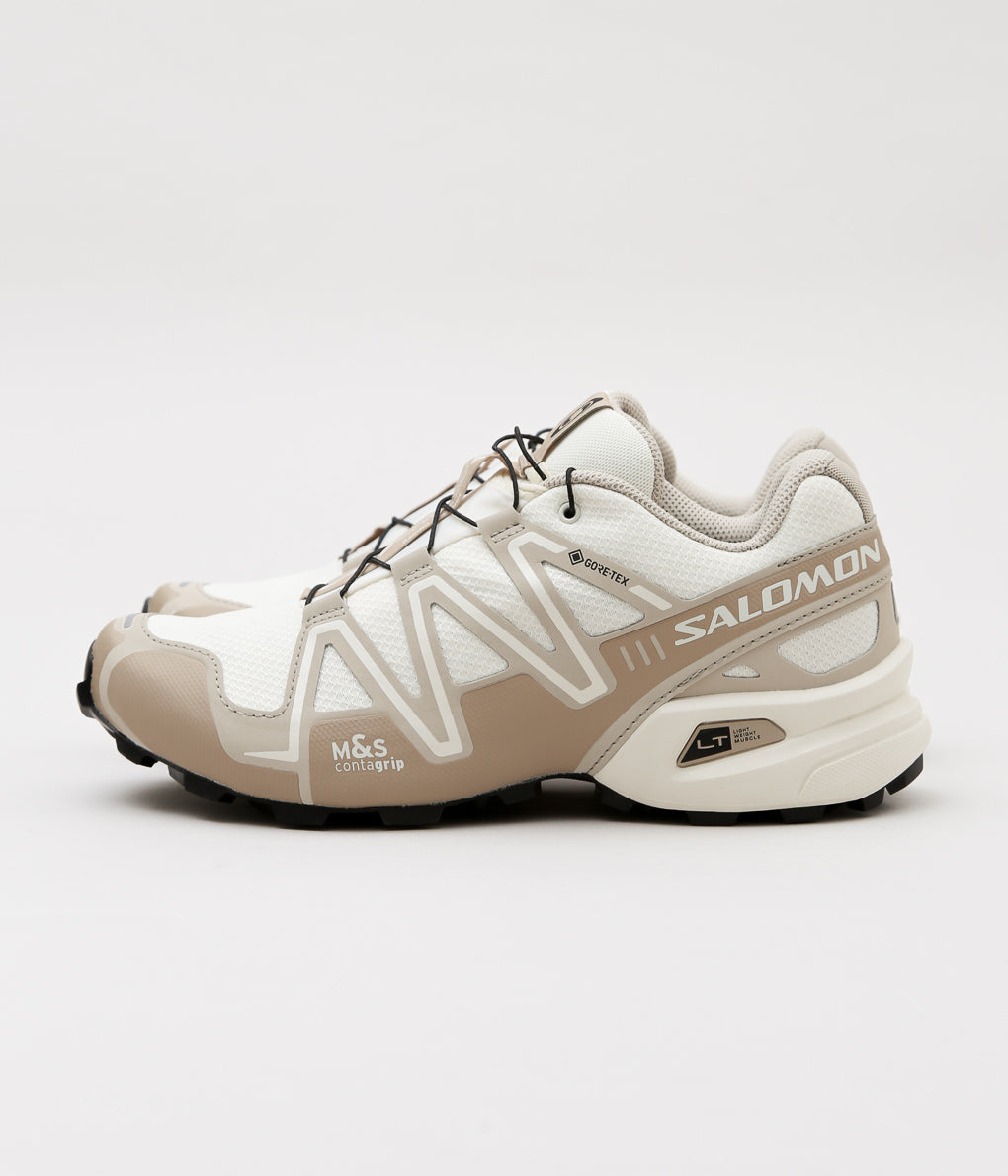 SALOMON ''SPEEDCROSS 3 GTX'' (VANILLA ICE/WHITE PEPPER/FEATHER GRAY)