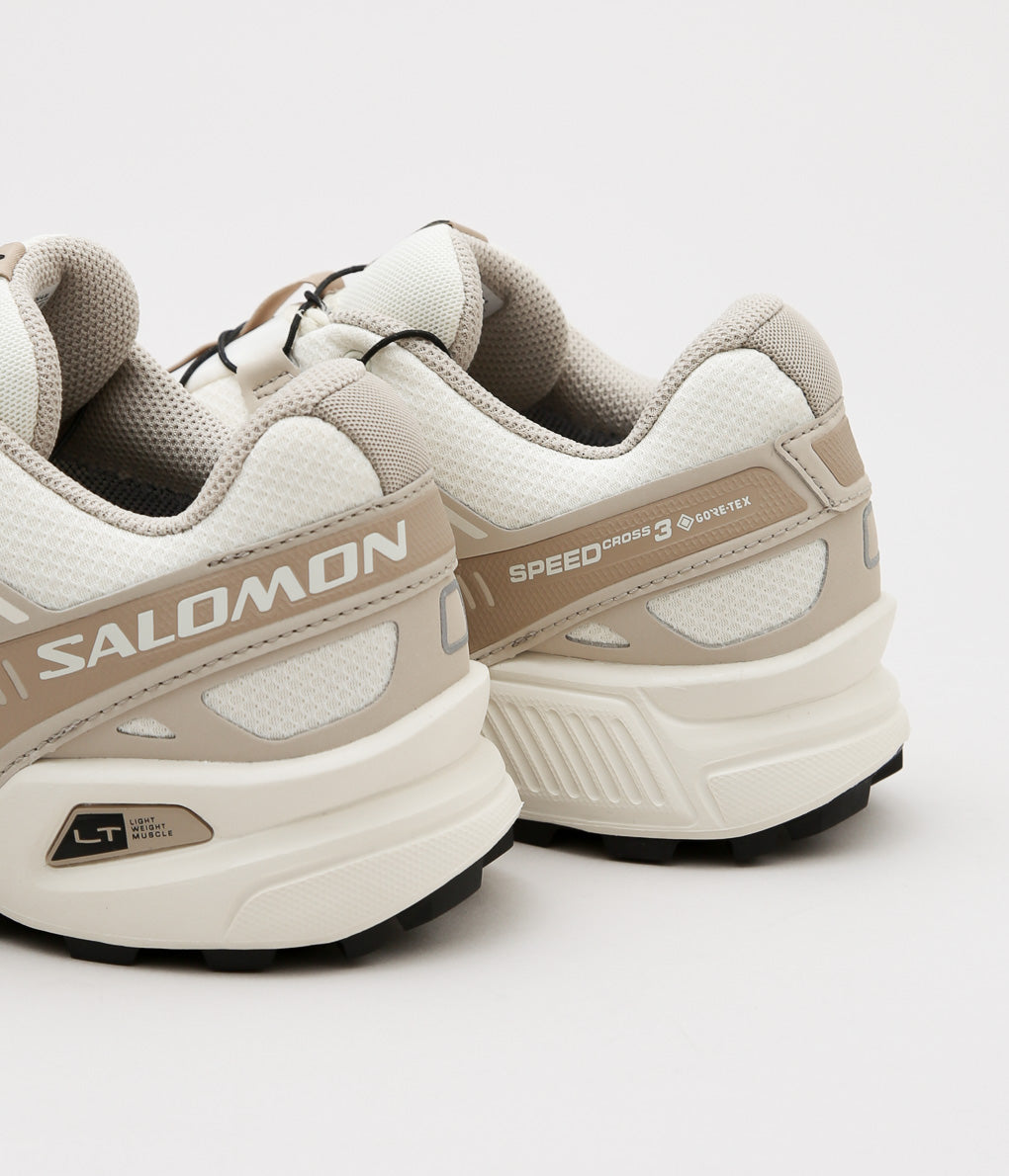 SALOMON ''SPEEDCROSS 3 GTX'' (VANILLA ICE/WHITE PEPPER/FEATHER GRAY)