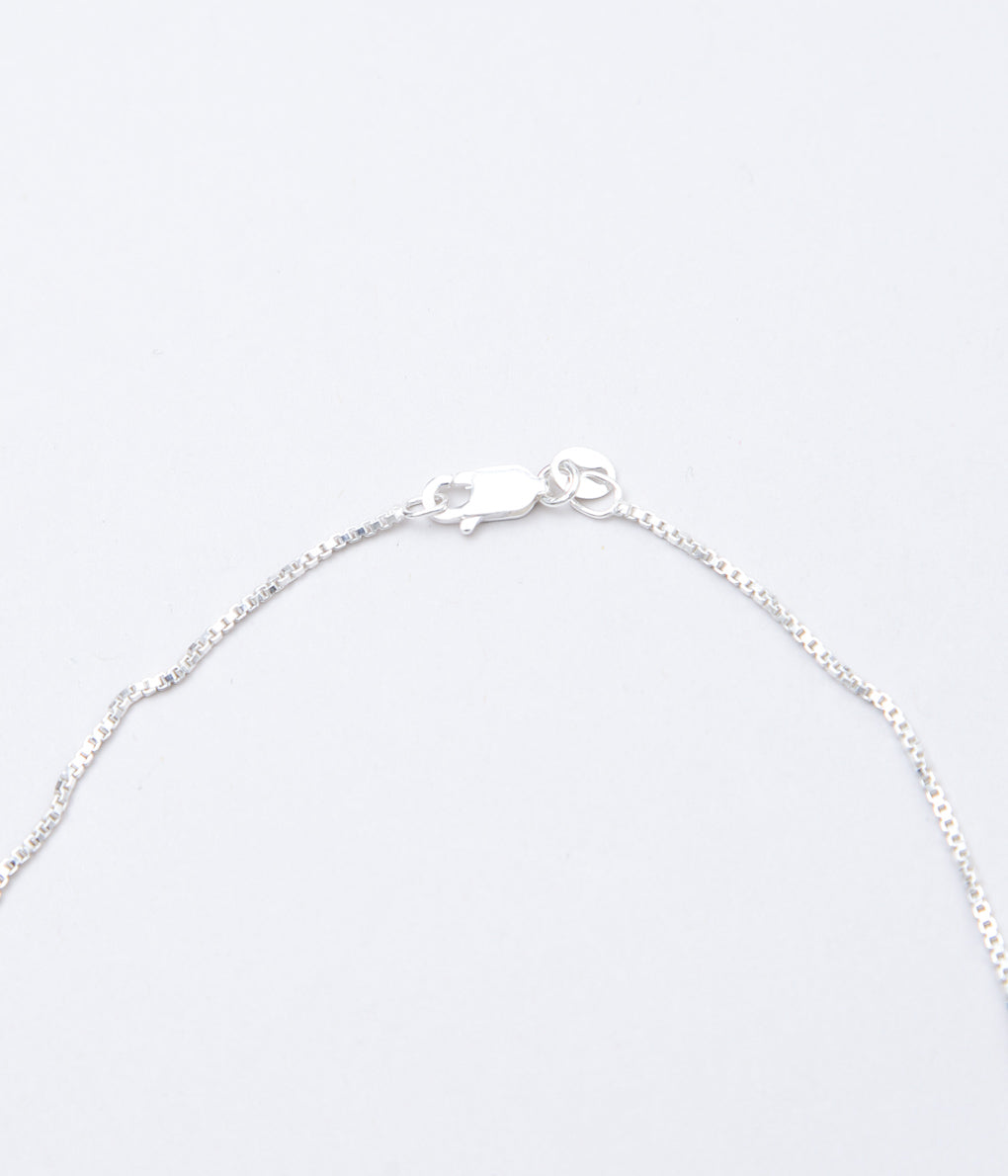 P.NINA ''VENUS PEARL NECKLACE'' (SILVER/BLACK)