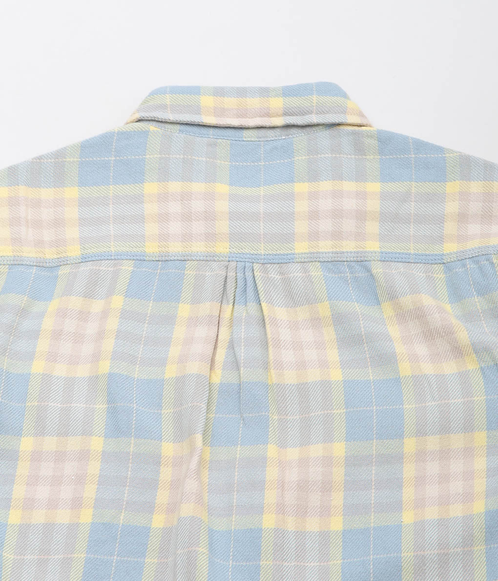 WYTHE ''WASHED FLANNEL WORKSHIRT'' (SAND DUNES SUNRISE)