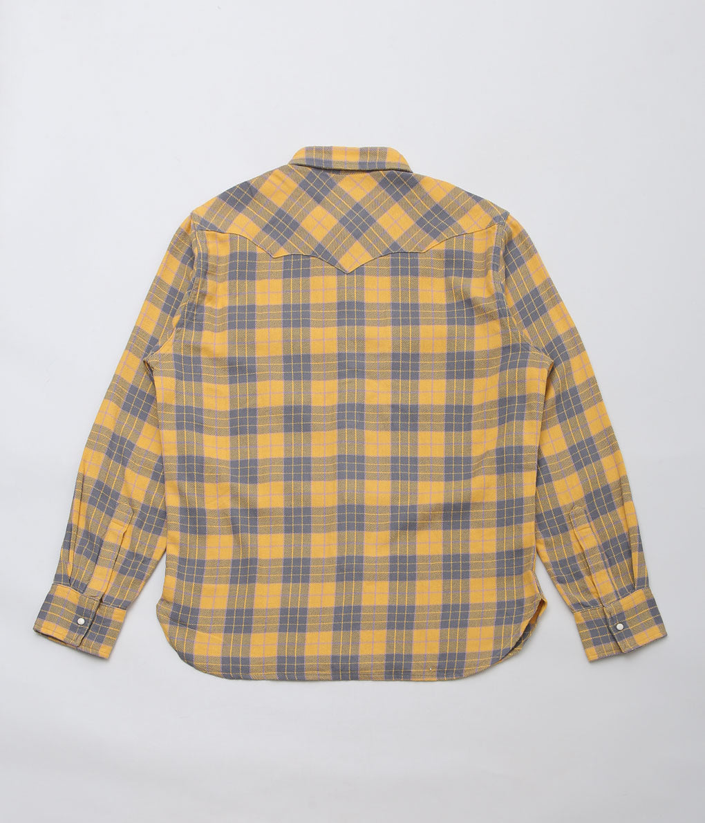 WYTHE ''WASHED FLANNEL PEARLSNAP SHIRT'' (DAYBREAK)