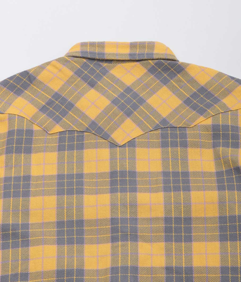 WYTHE ''WASHED FLANNEL PEARLSNAP SHIRT'' (DAYBREAK)