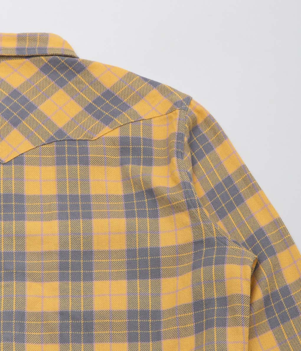 WYTHE ''WASHED FLANNEL PEARLSNAP SHIRT'' (DAYBREAK)