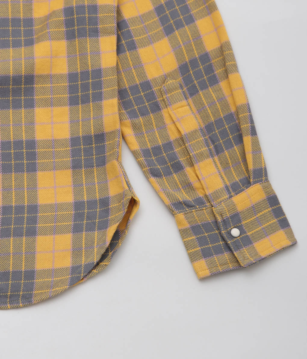 WYTHE ''WASHED FLANNEL PEARLSNAP SHIRT'' (DAYBREAK)