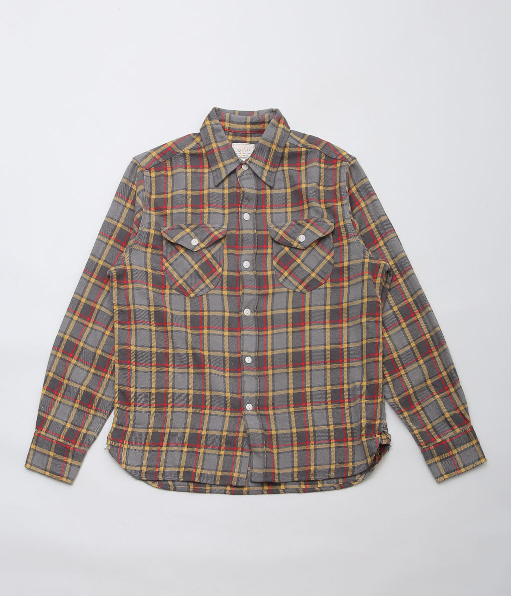 WYTHE ''WASHED FLANNEL WORKSHIRT'' (DUSK PLAID)