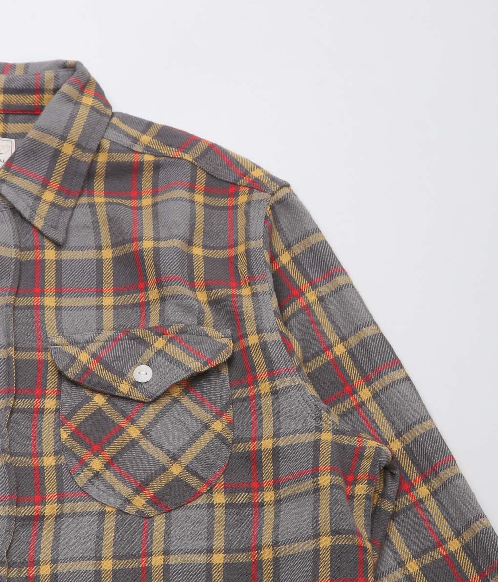 WYTHE ''WASHED FLANNEL WORKSHIRT'' (DUSK PLAID)