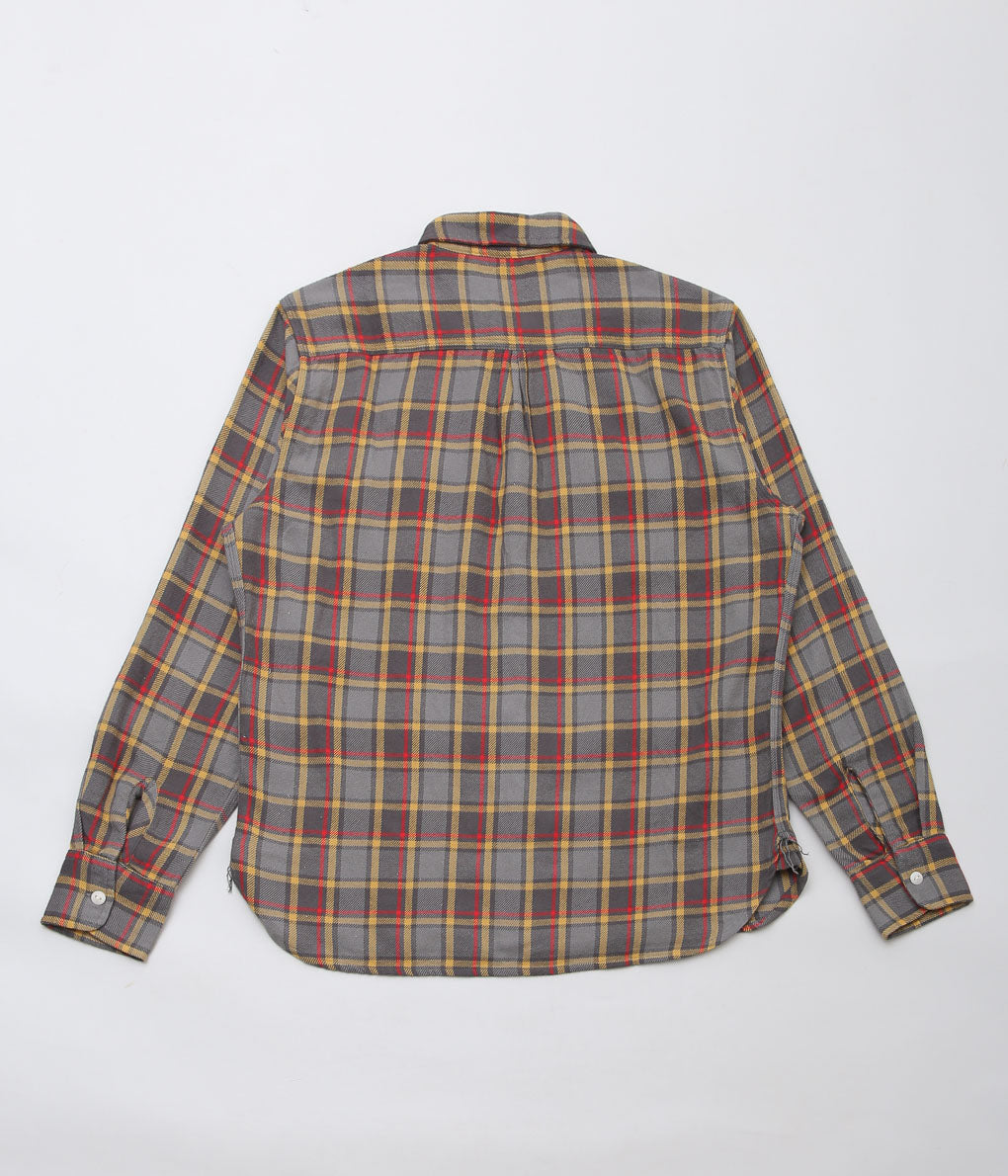 WYTHE ''WASHED FLANNEL WORKSHIRT'' (DUSK PLAID)