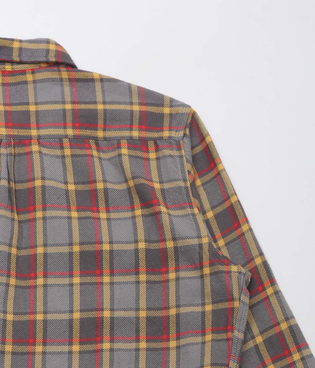 WYTHE ''WASHED FLANNEL WORKSHIRT'' (DUSK PLAID)