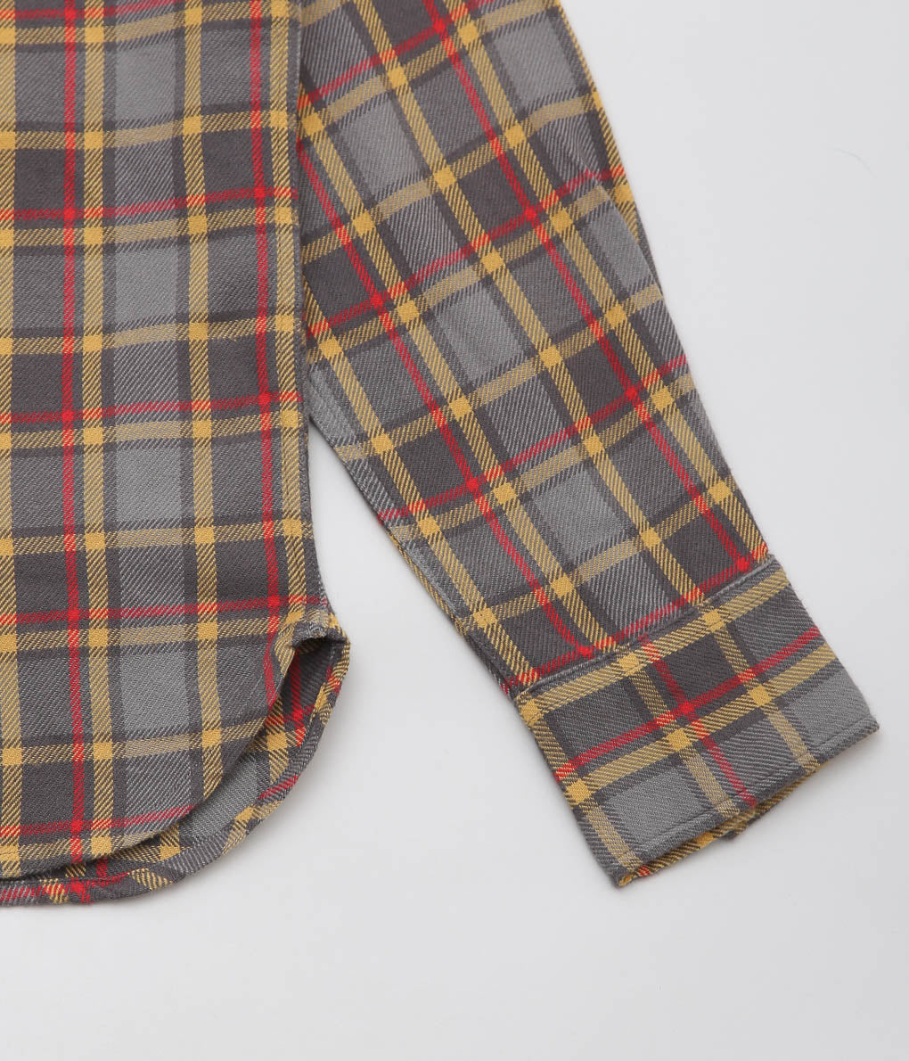 WYTHE ''WASHED FLANNEL PEARLSNAP SHIRT'' (DUSK PLAID)