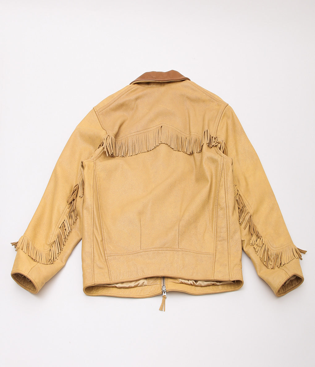 WYTHE ''MUSTANG LEATHER JACKET'' (YELLOW)