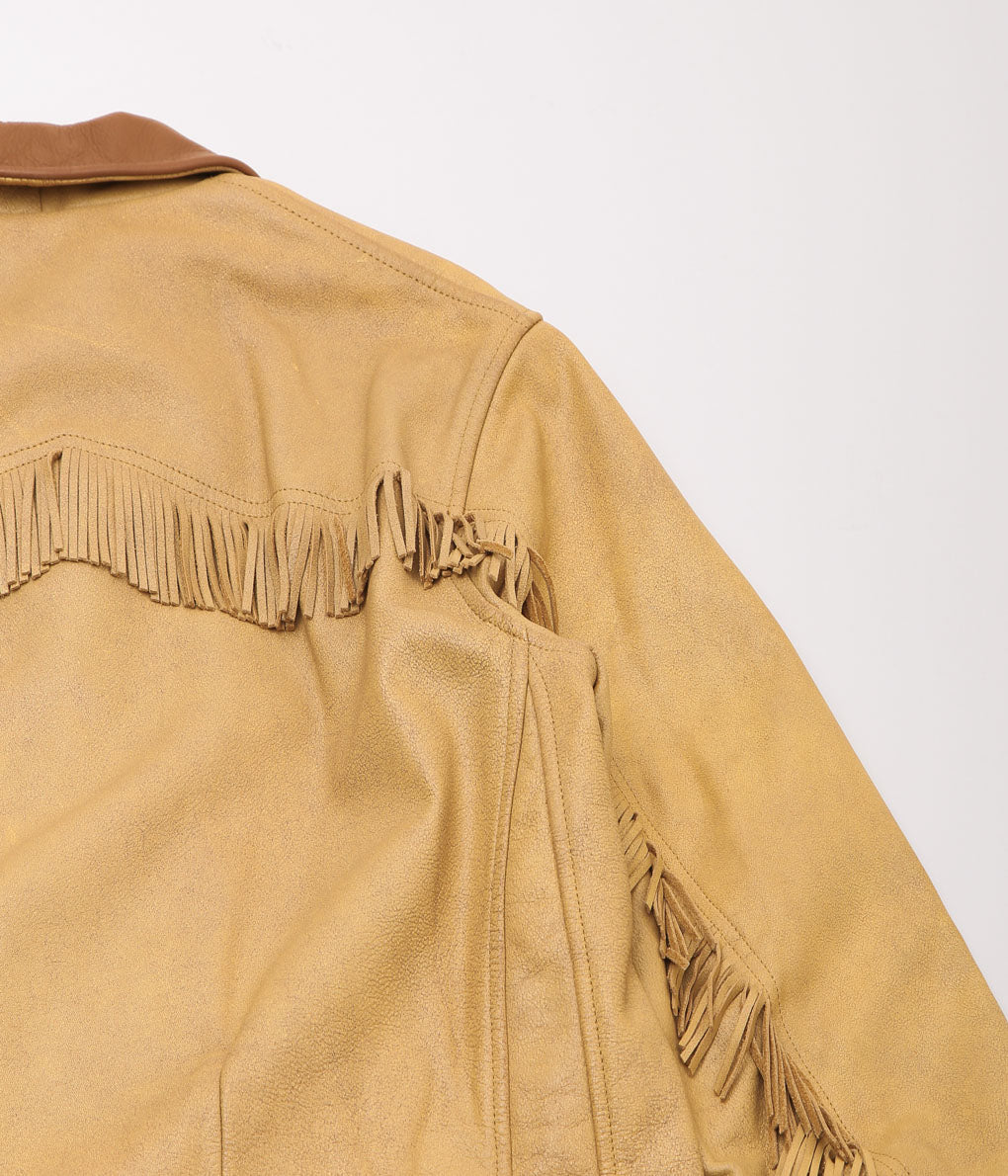 WYTHE ''MUSTANG LEATHER JACKET'' (YELLOW)