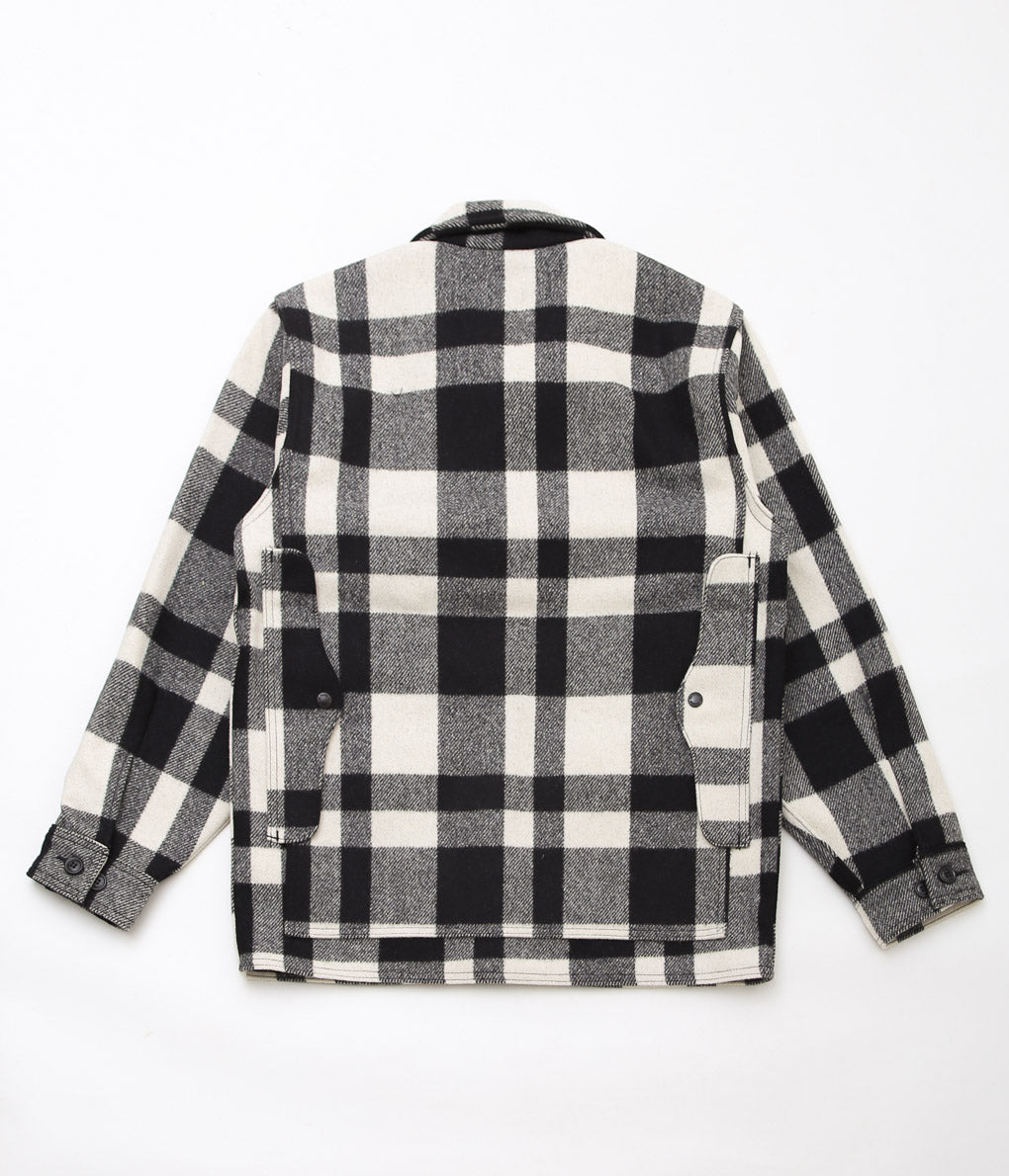 FILSON ''MACKINAW WOOL CRUISER'' (WHITE/BLACK)