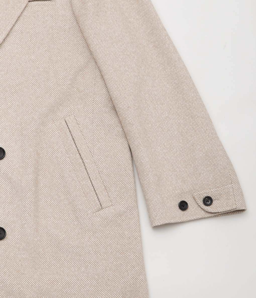 GORSCH ''CASHMERE PEAKED RAPEL DOUBLE COAT'' (CAMEL)