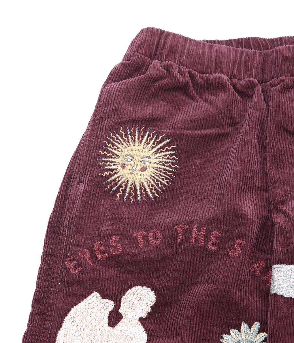 SAMUEL ZELIG ''FOLK PANT'' (BURGUNDY)