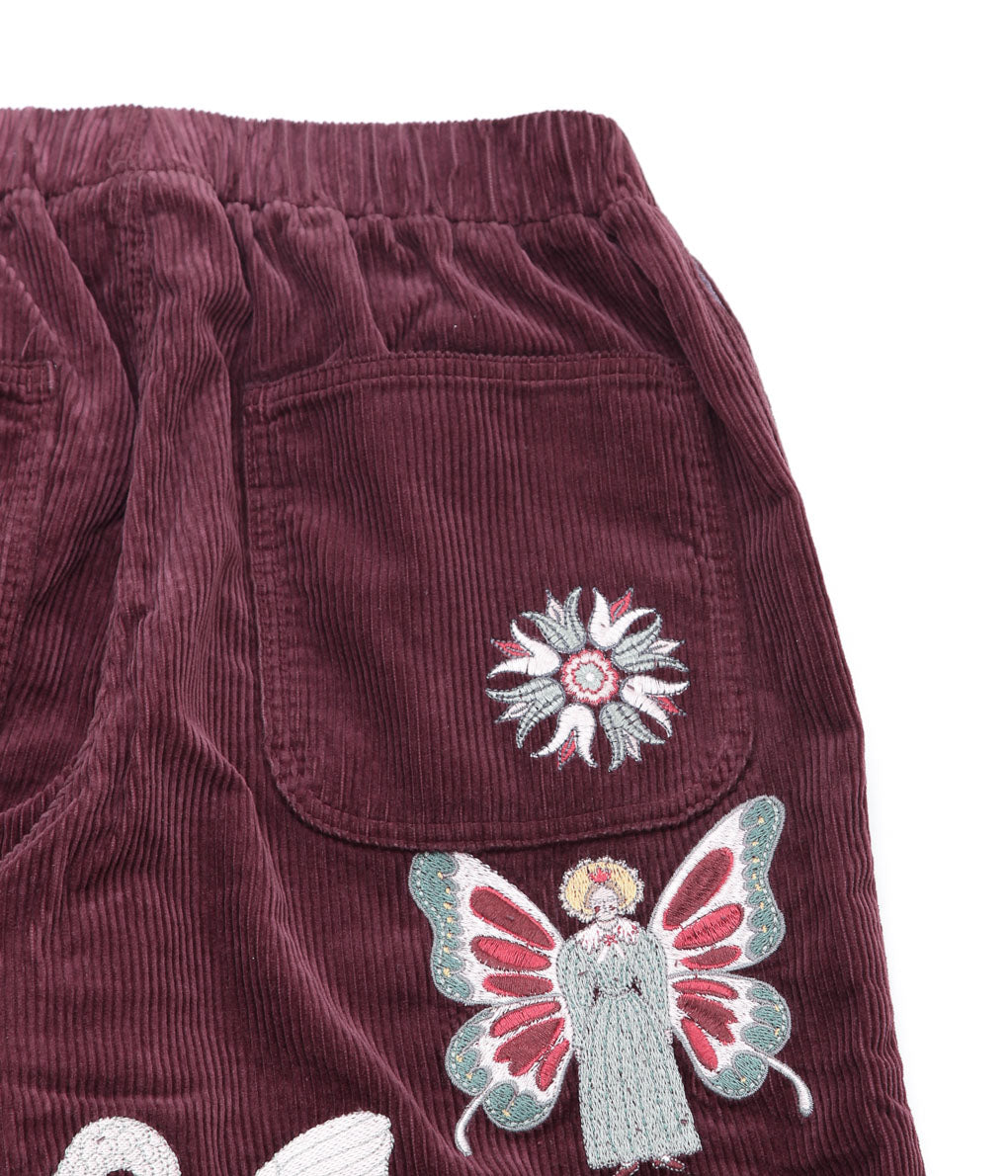 SAMUEL ZELIG ''FOLK PANT'' (BURGUNDY)