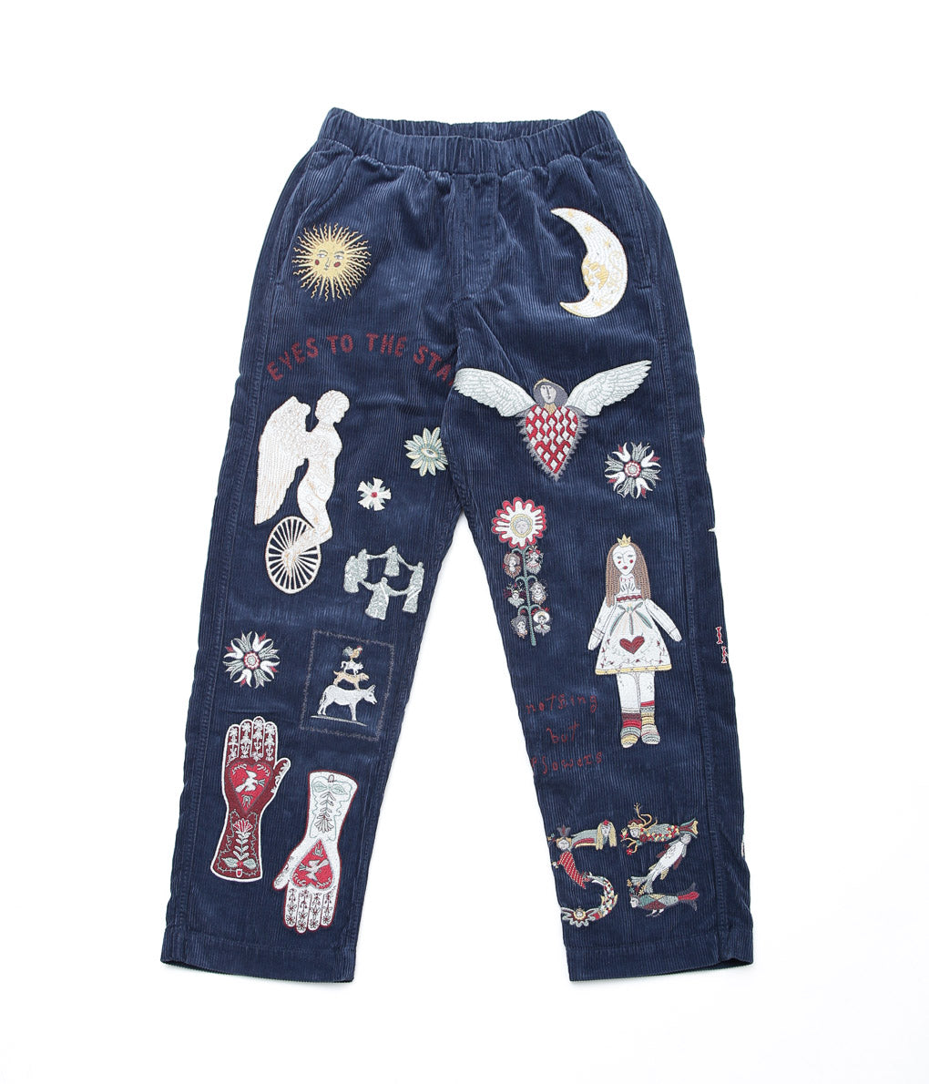 SAMUEL ZELIG ''FOLK PANT'' (NAVY)