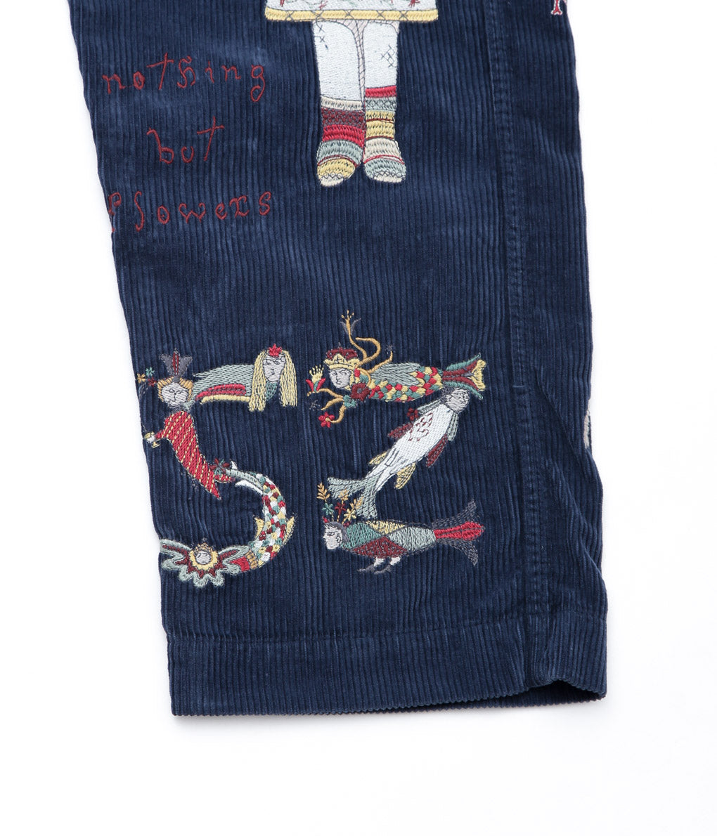 SAMUEL ZELIG ''FOLK PANT'' (NAVY)