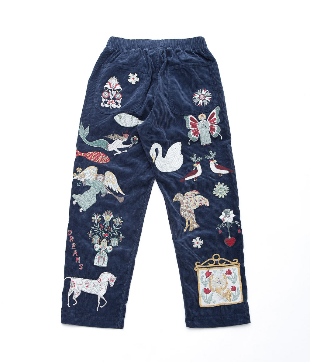 SAMUEL ZELIG ''FOLK PANT'' (NAVY)