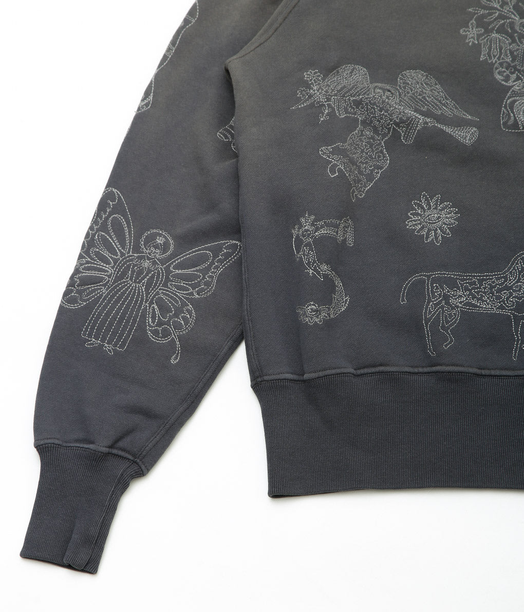 SAMUEL ZELIG ''WILLSON CREWNECK'' (CHARCOAL)