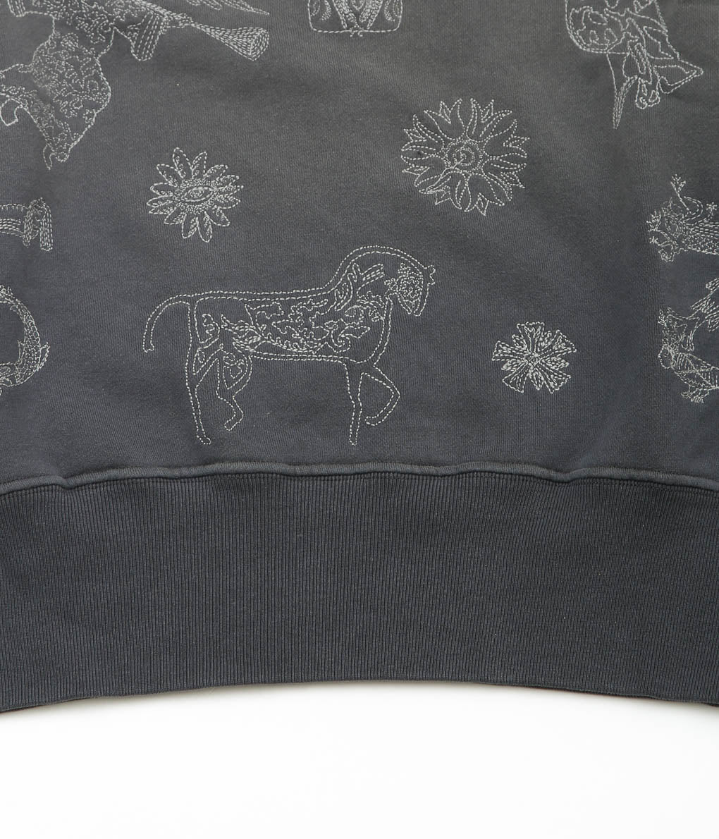 SAMUEL ZELIG ''WILLSON CREWNECK'' (CHARCOAL)