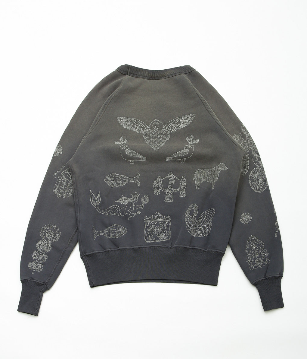 SAMUEL ZELIG ''WILLSON CREWNECK'' (CHARCOAL)