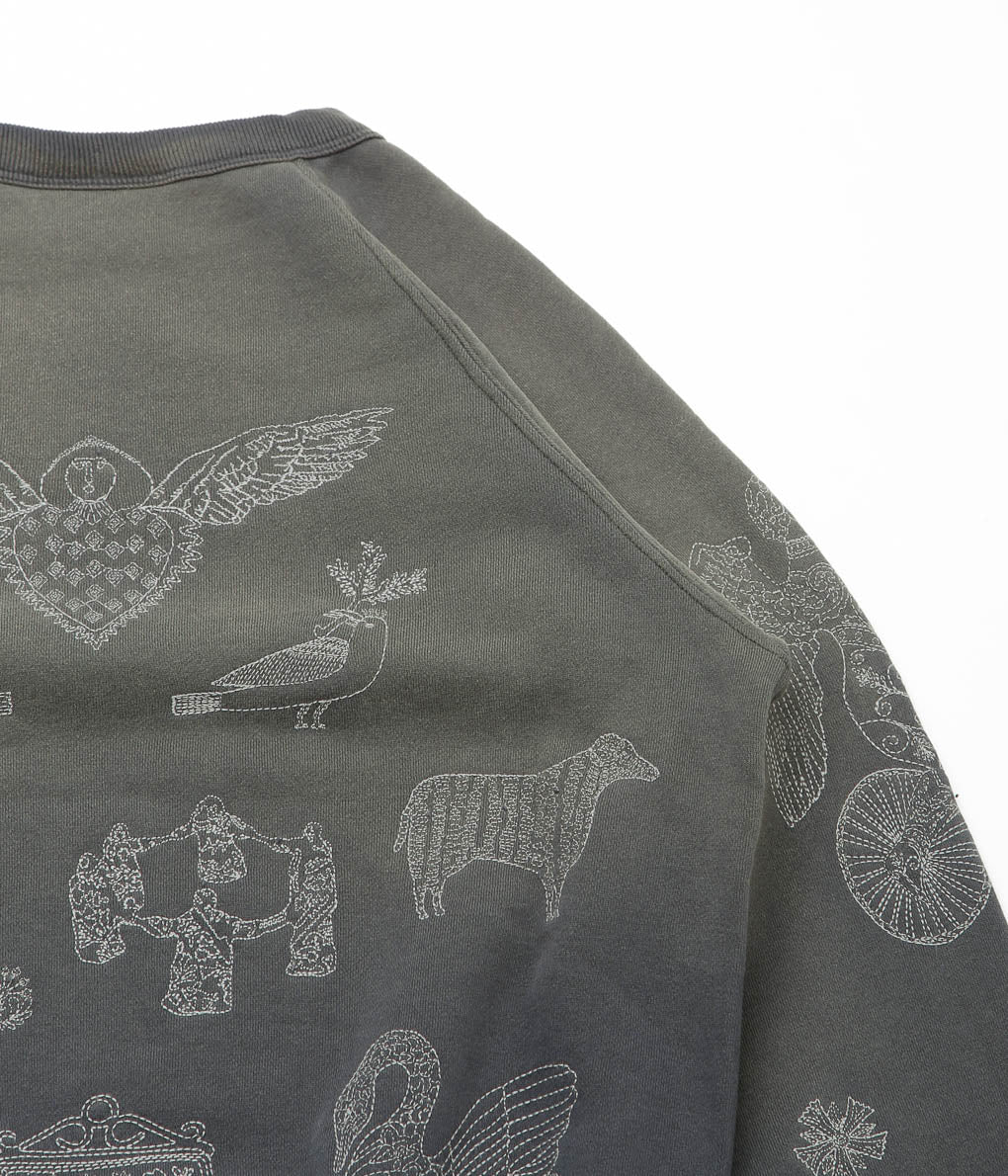 SAMUEL ZELIG ''WILLSON CREWNECK'' (CHARCOAL)