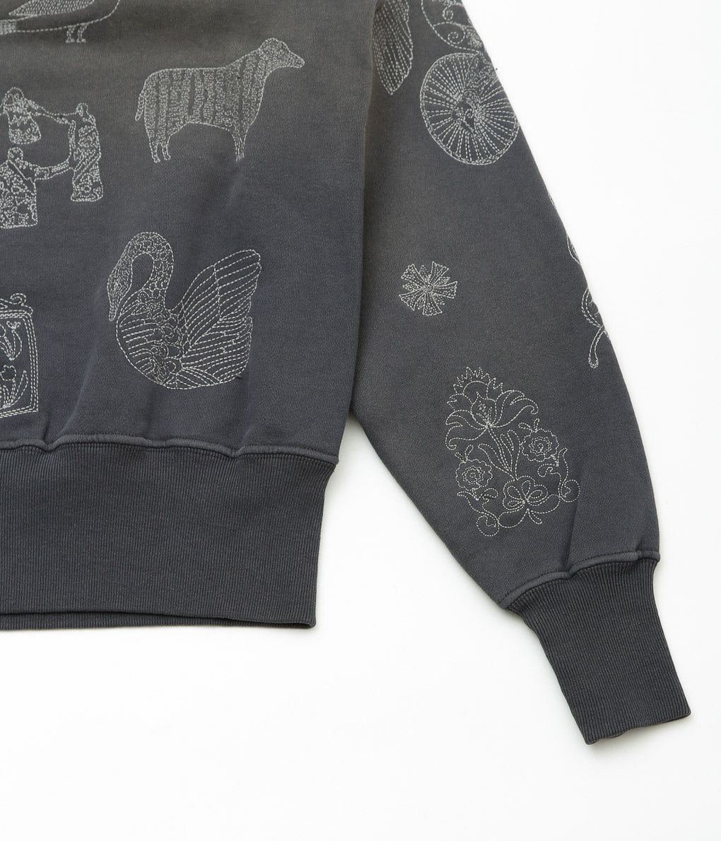 SAMUEL ZELIG ''WILLSON CREWNECK'' (CHARCOAL)