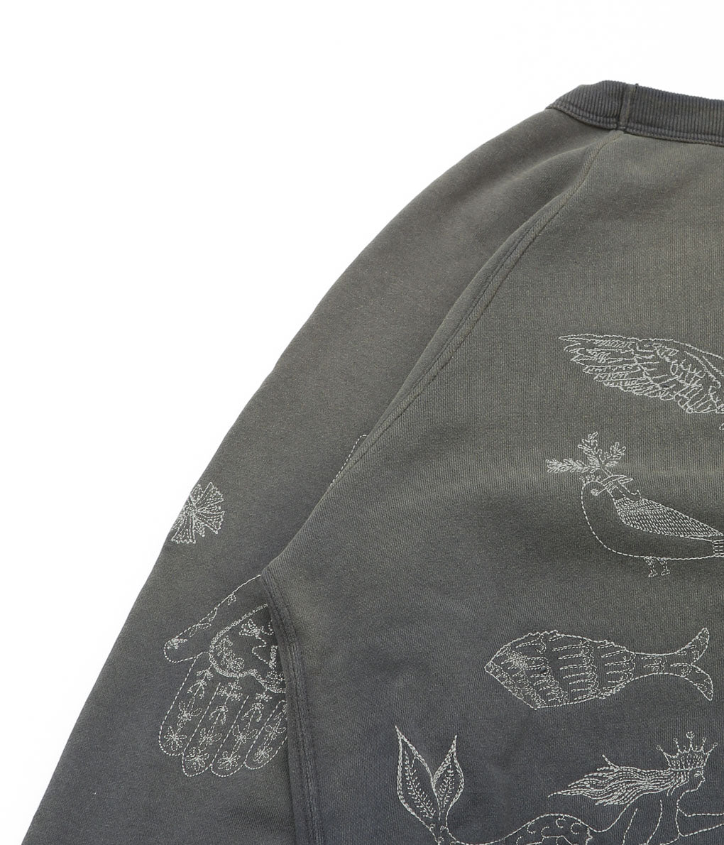 SAMUEL ZELIG ''WILLSON CREWNECK'' (CHARCOAL)