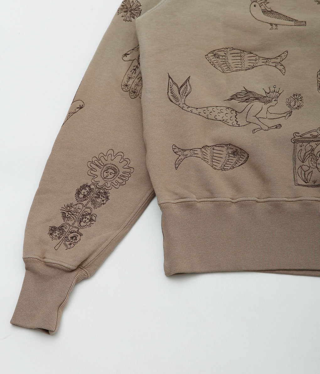 SAMUEL ZELIG ''WILLSON CREWNECK'' (TAUPE)