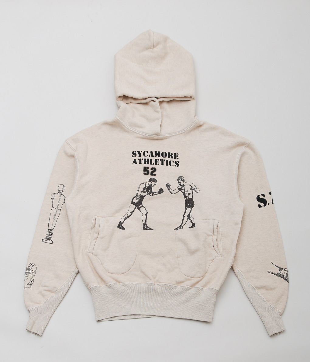 SAMUEL ZELIG ''BOXING HOODIE'' (OATMEAL GRAY)