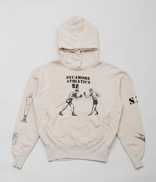 SAMUEL ZELIG ''BOXING HOODIE''(OATMEAL GREY)