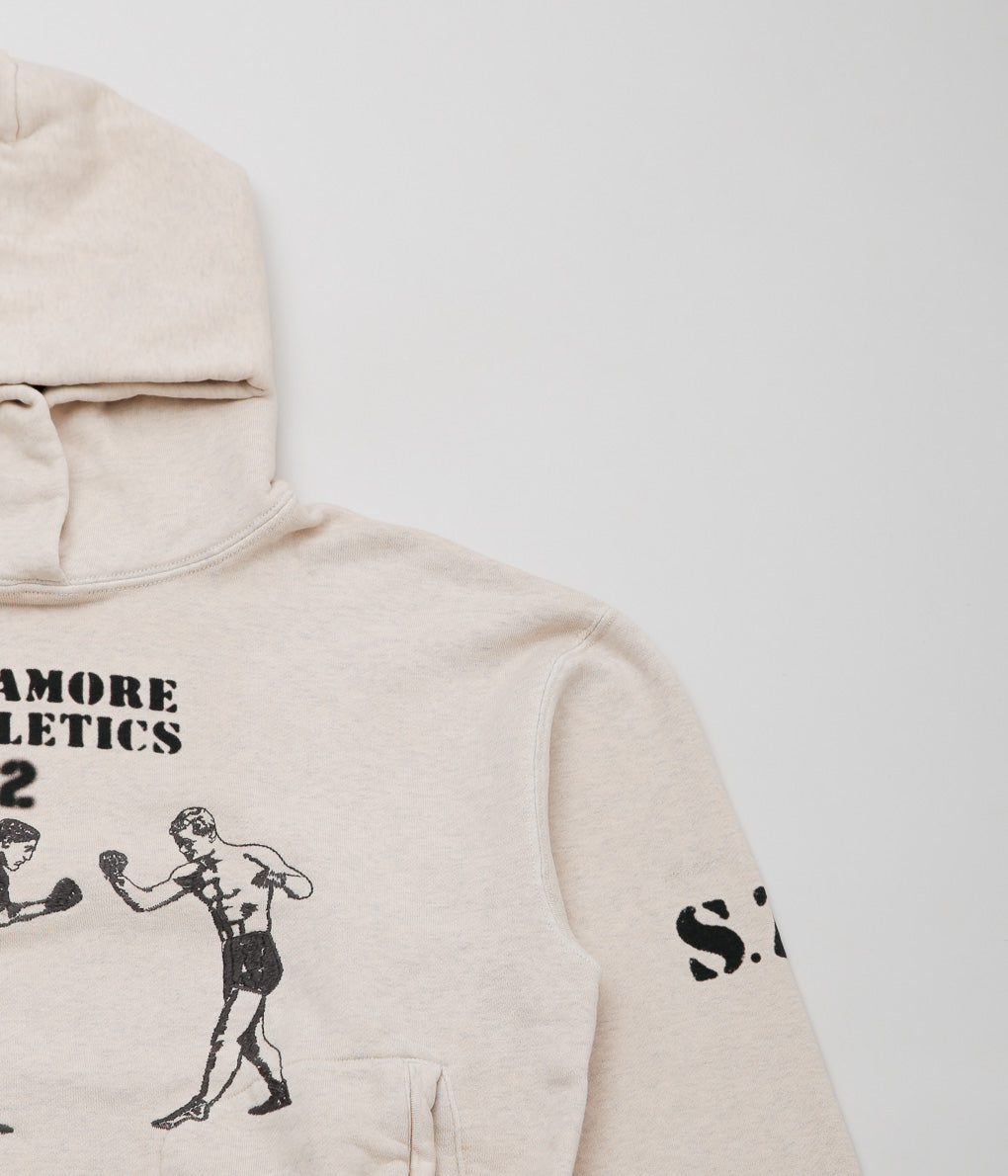 SAMUEL ZELIG ''BOXING HOODIE'' (OATMEAL GREY)