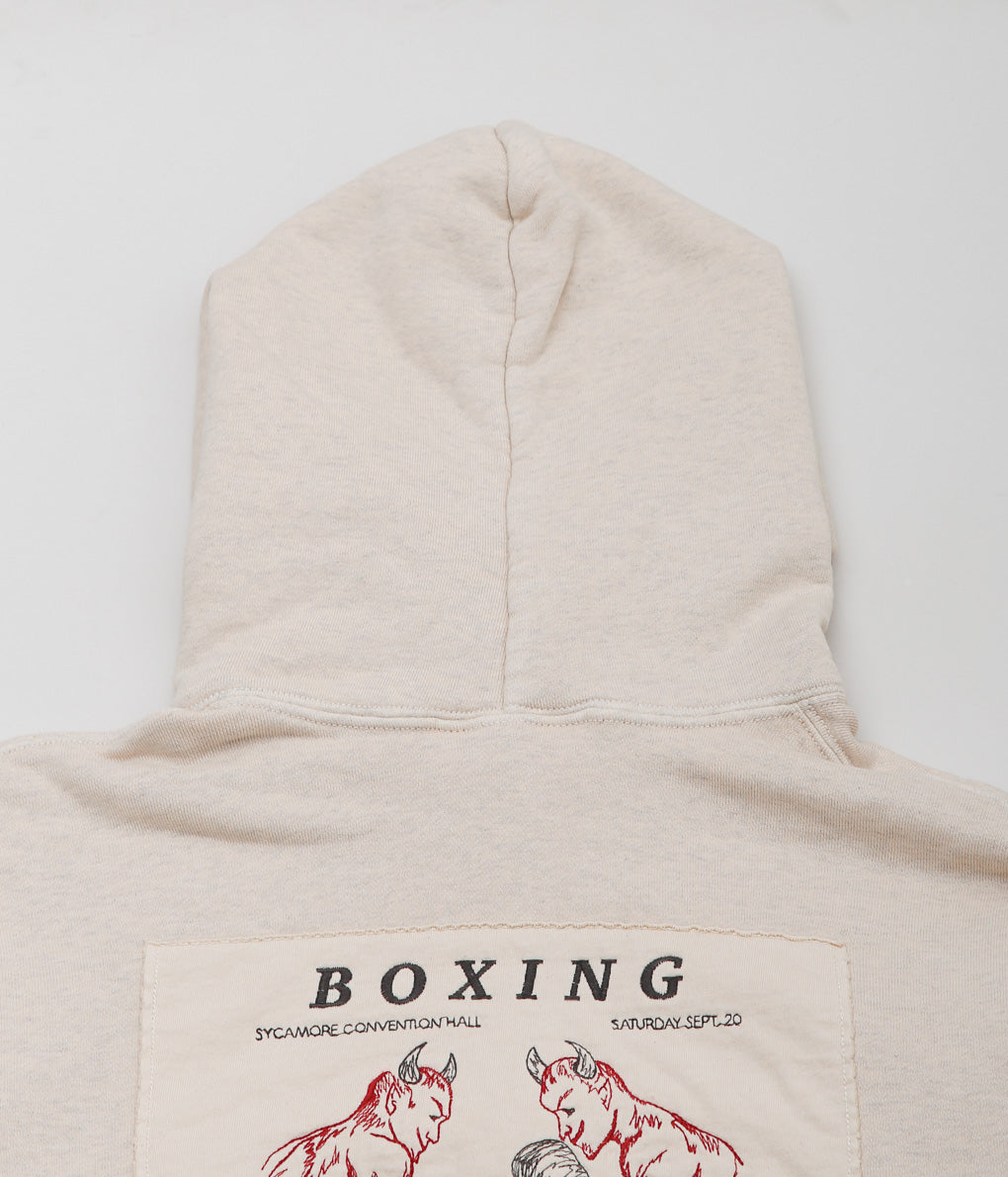 SAMUEL ZELIG ''BOXING HOODIE'' (OATMEAL GRAY)